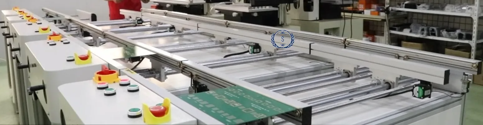 SMT Devices 2 Lane (Dual Lanes) Link SMT Conveyors PCB Conveyors