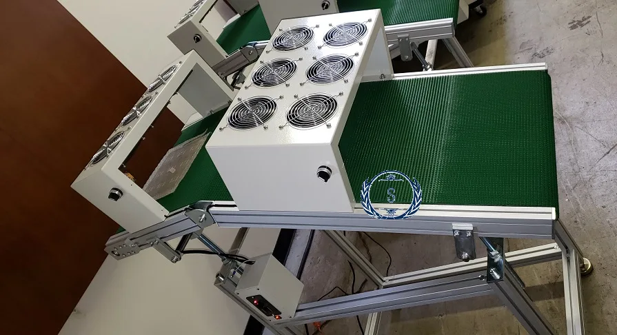 SMT Devices Wave Exit Conveyor With Fans, New, Half Meter, 1 M pcb conveyors view 2