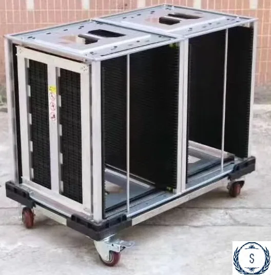 SMT Devices Magazine Transport Dollies PCB Conveyors