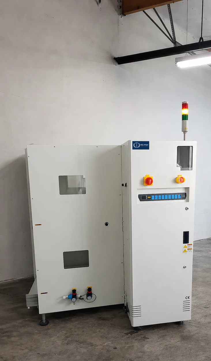 SMT Devices Multi Magazine Loader with Automated Magazine Width Adjust PCB Conveyors