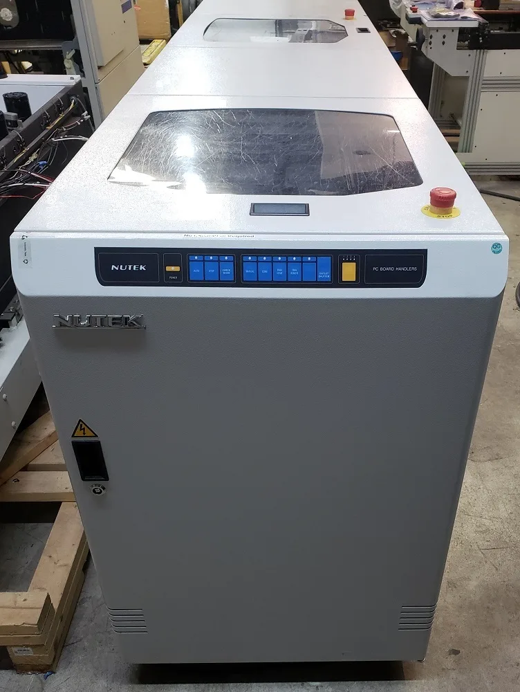 Nutek PCB SMT Shuttle Traverse Conveyor NTM910TVXL Yr 2020 Excellent System PCB Conveyors