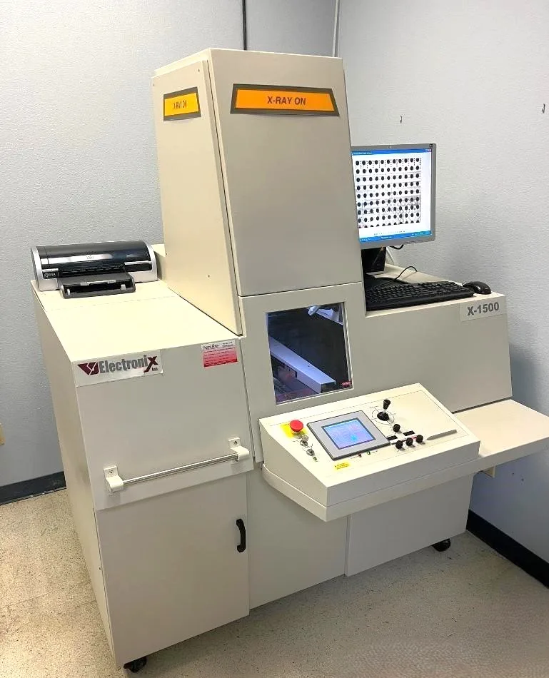 VJ Electronix BGA Xray New Tube 870hrs X-1500 X-RAY INSPECTION SYSTEM smt inspection view 4