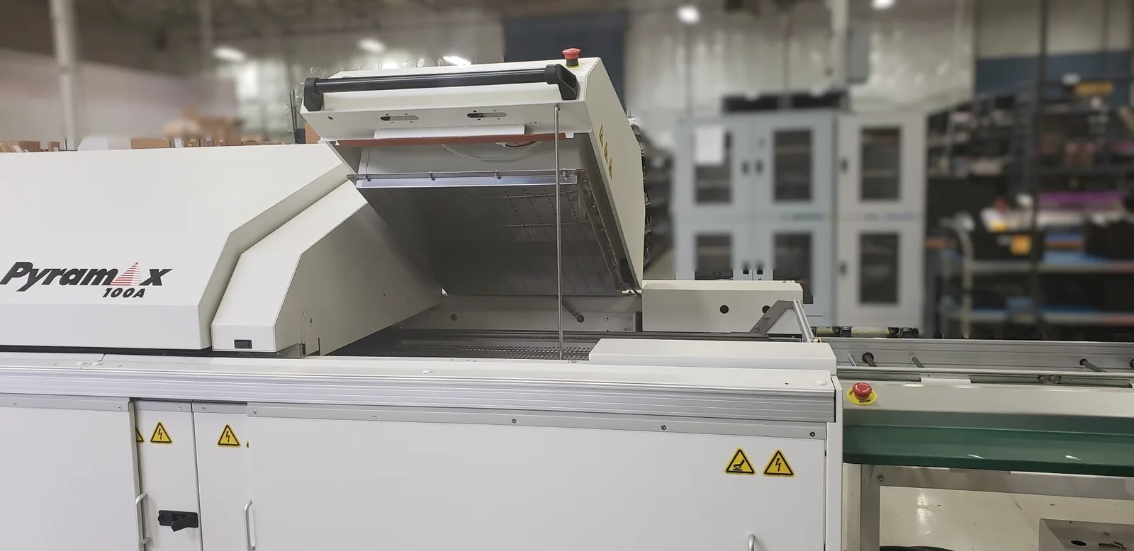 BTU Reflow Oven Pyramax 100A Lead Free LOW Hours Excellent Reflow 8Zone YR reflow ovens view 2